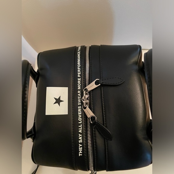 BURBERRY Calfskin Leather Montage Print Cube Bag - Picture 7 of 9